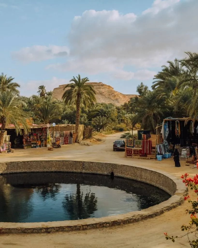 Natural spring pool of Cleopatra’s Bath
