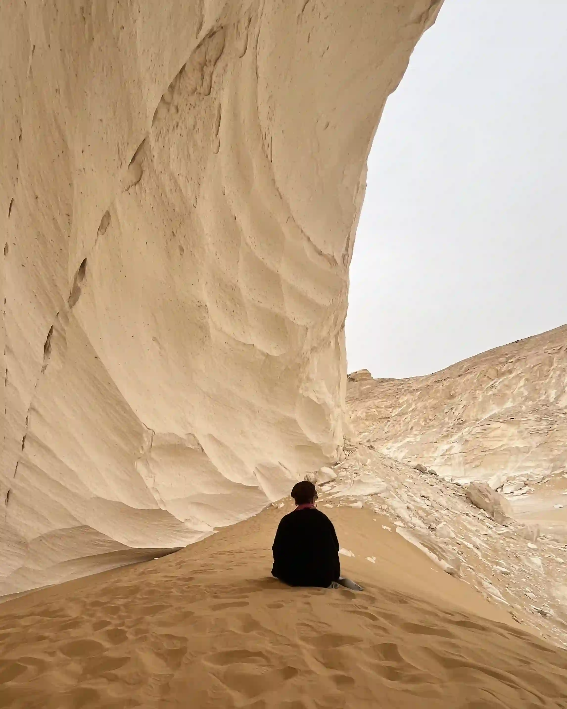 The iconic chalk formations of the White Desert