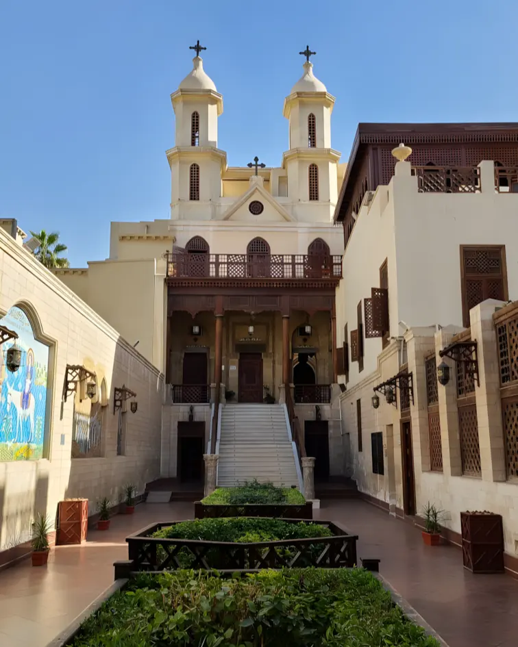 The historic Hanging Church in Coptic Cairo