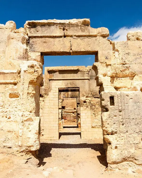 Doorways of the ancient Temple of the Oracle of Amun