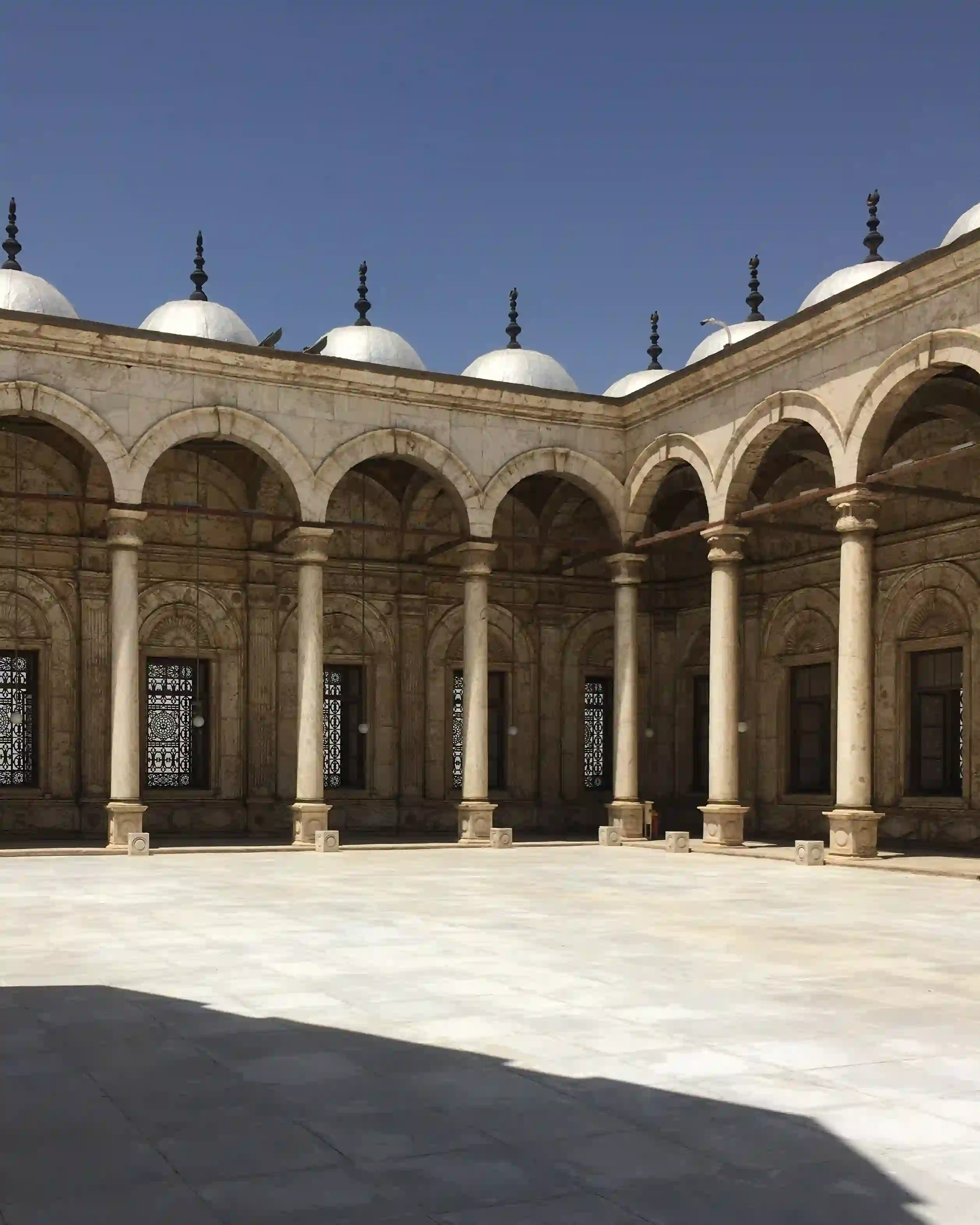 Courtyard of the Mosque of Muhammad Ali in Cairo