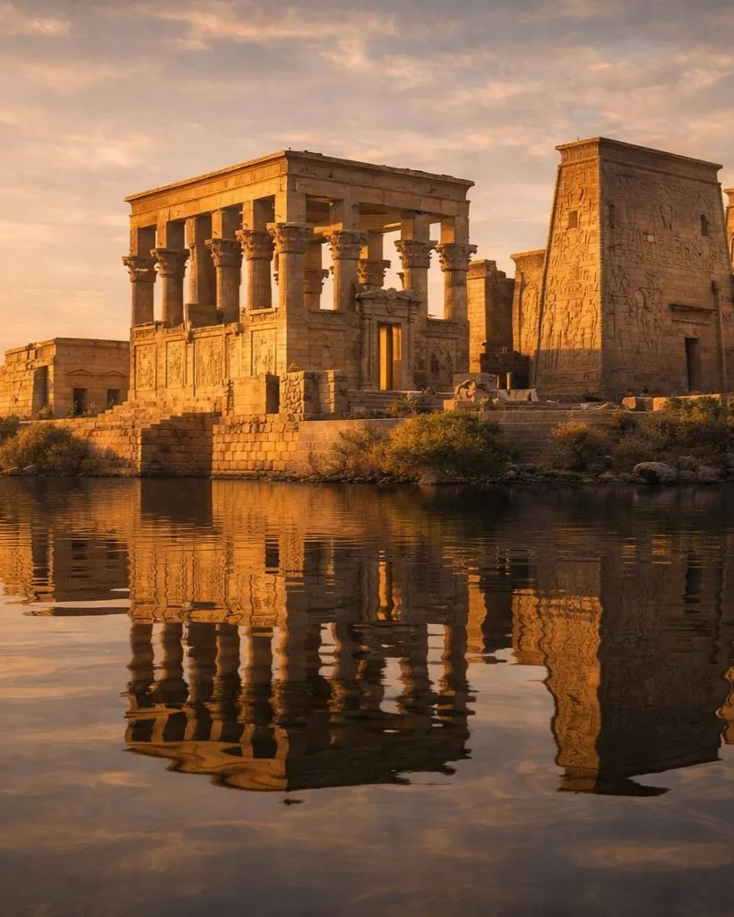 Philae Temple Complex on Agilkia Island near Aswan