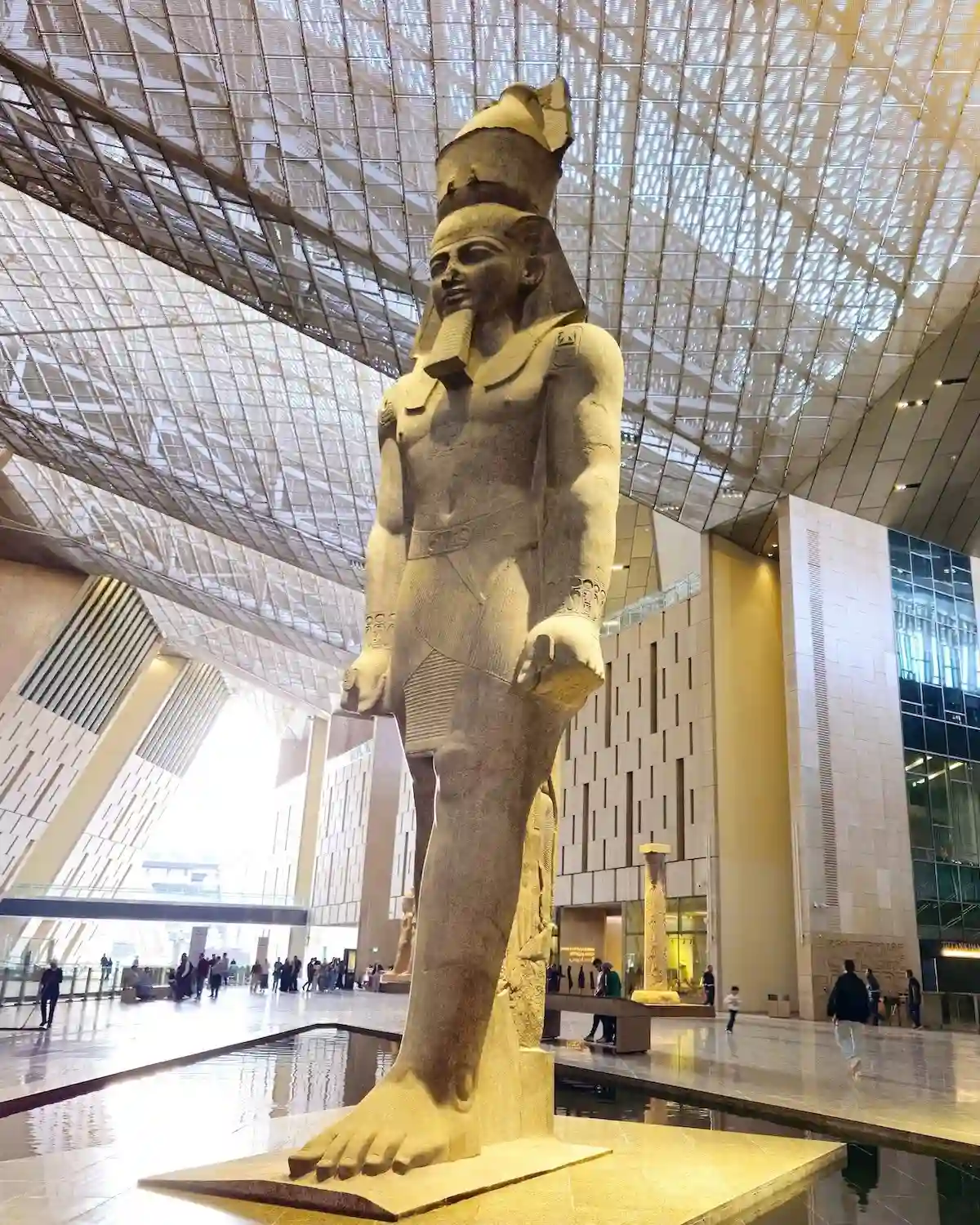 The monumental Statue of Ramesses II