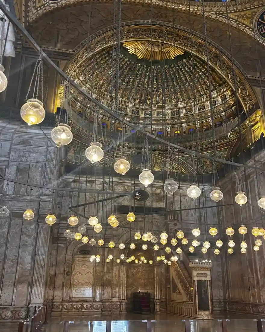 Interior of the Mosque of Muhammad Ali