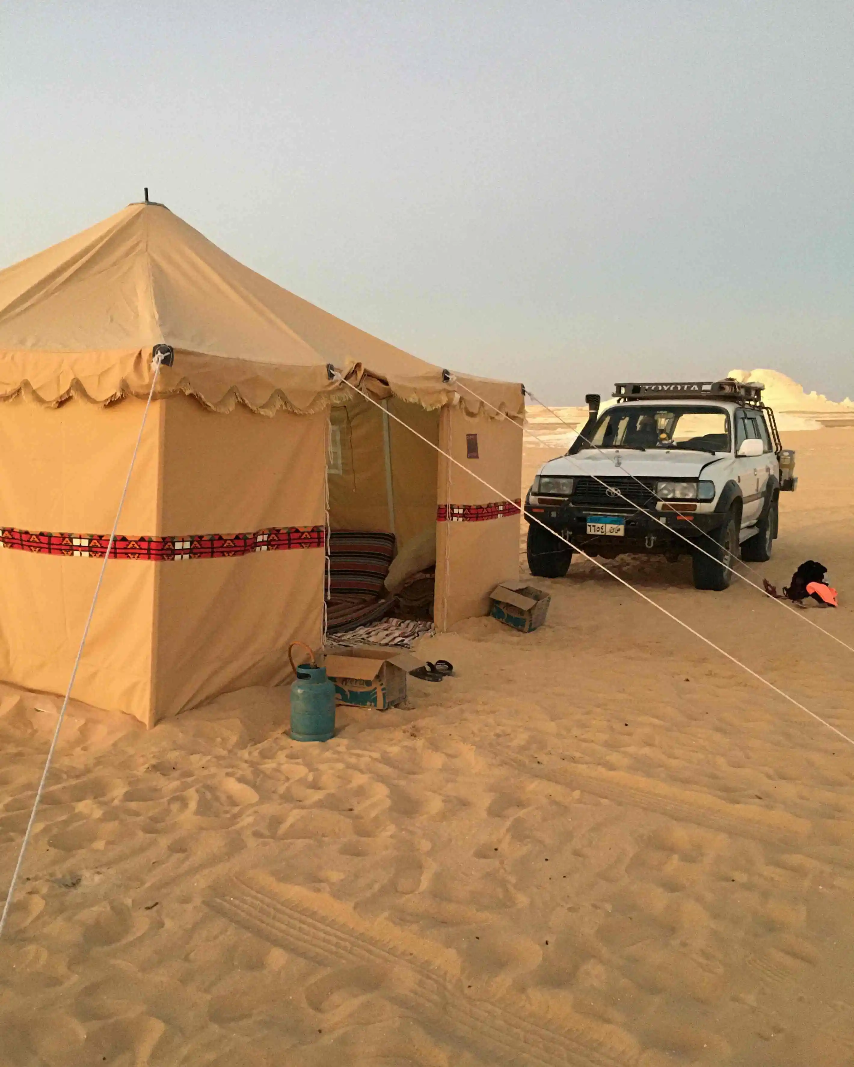 Camping In The White Desert